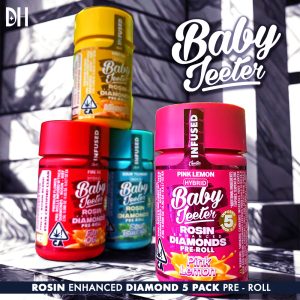 Live Rosin Enhanced Baby Jeeter  Infused Preroll 5-pack